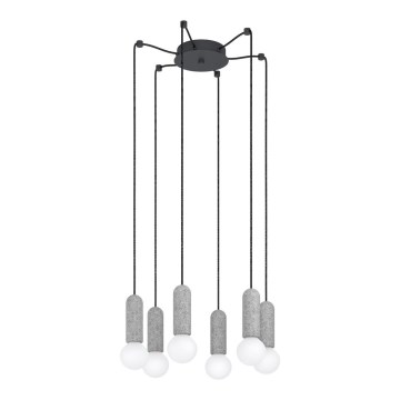 Eglo - Lámpara colgante 6xE27/40W/230V araña