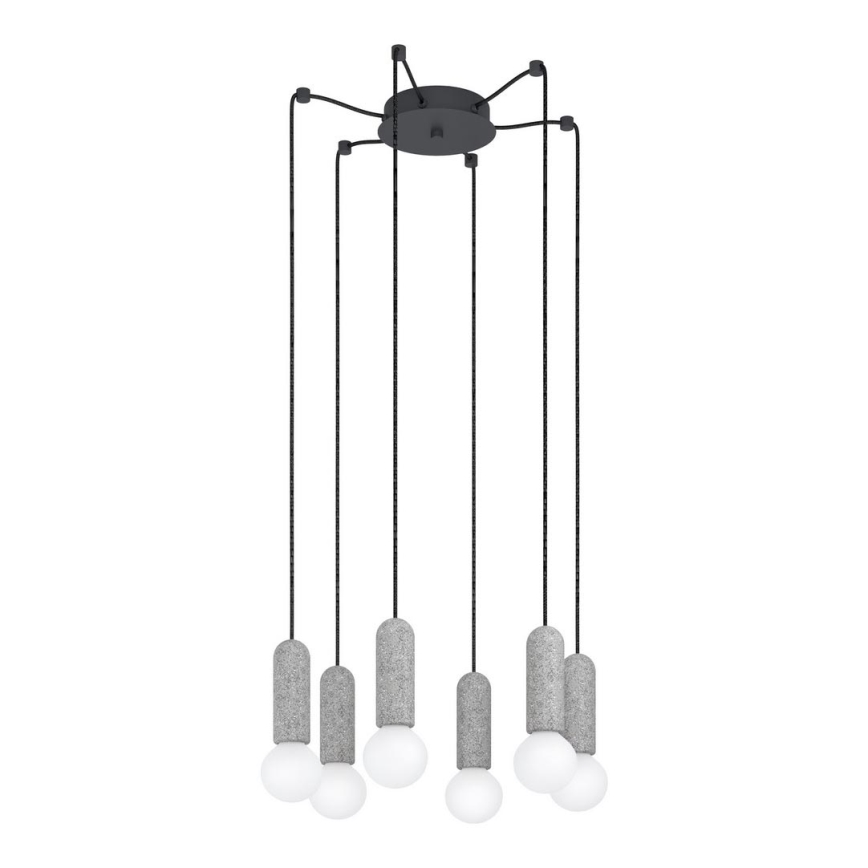 Eglo - Lámpara colgante 6xE27/40W/230V araña