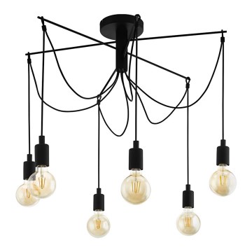 Eglo - Lámpara colgante 6xE27/60W/230V araña