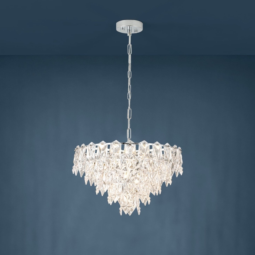 Eglo - Lámpara colgante de cadena 10xE14/40W/230V