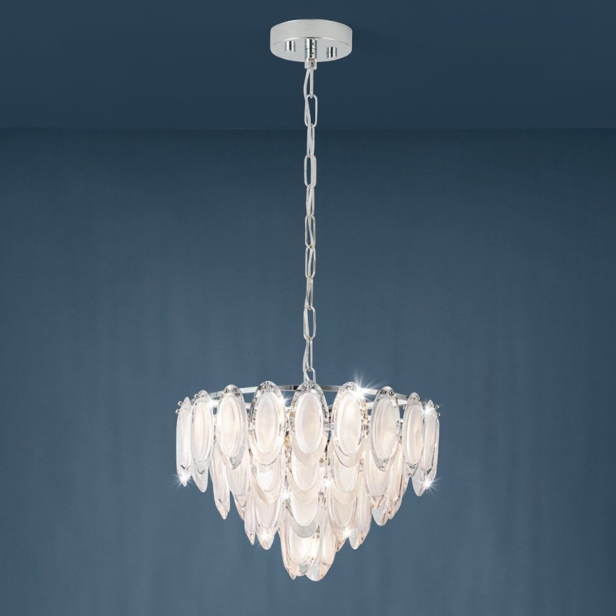 Eglo - Lámpara colgante de cadena 7xE14/40W/230V