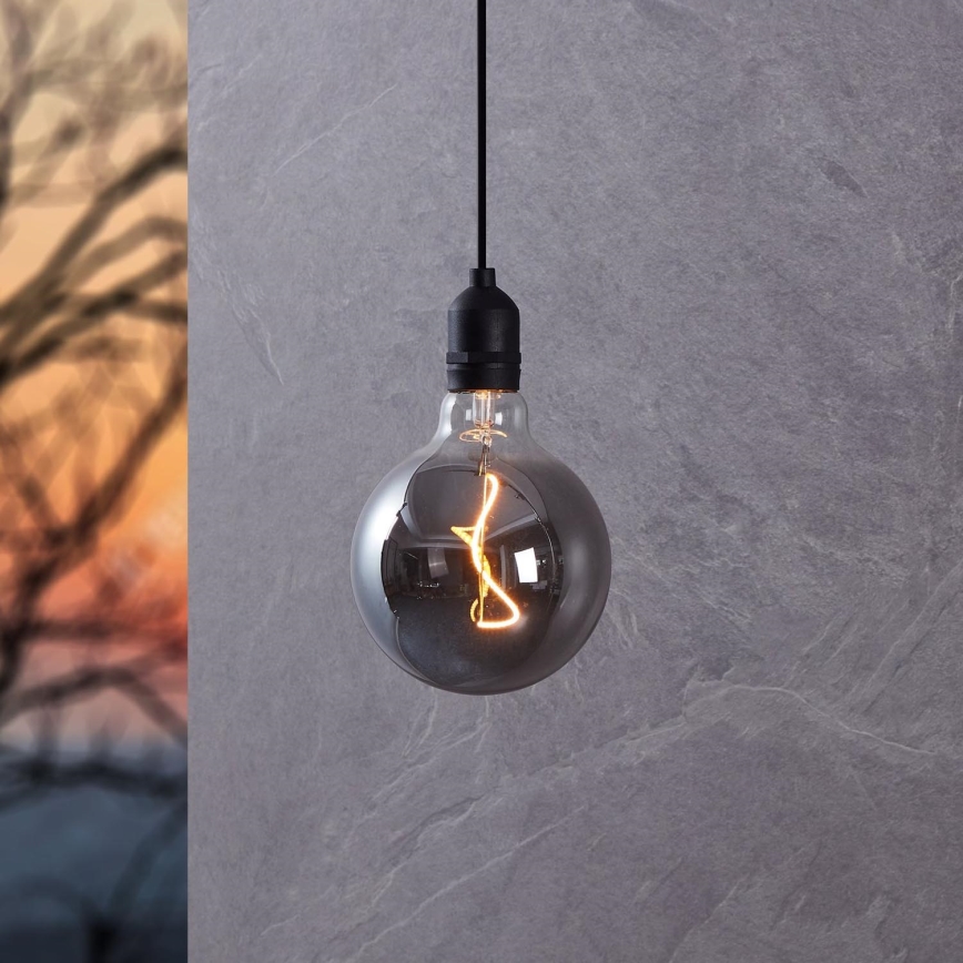 Eglo - Lámpara colgante LED de exterior LED/0,06W/6V 4xAA IP44 gris