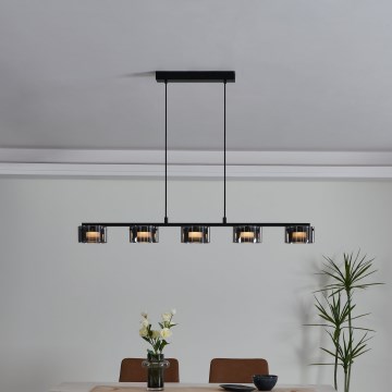 Eglo - Lámpara colgante LED regulable 5xLED/5,4W/230V
