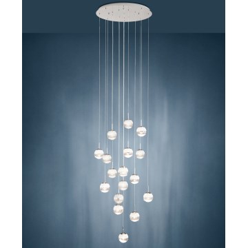 Eglo - Lámpara colgante LED regulable de cable 17xLED/5W/230V