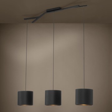 Eglo - Lámpara de araña de cable 3xE27/40W/230V