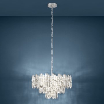 Eglo - Lámpara de araña de cadena 10xE14/25W/230V dia. 63 cm