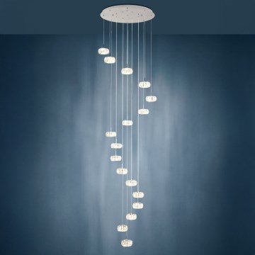 Eglo - Lámpara de araña LED regulable 17xLED/4,5W/230V