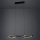 Eglo - Lámpara de araña LED regulable 2xLED/12,5W/230V + LED/15,5W 3000K negro