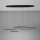 Eglo - Lámpara de araña LED regulable 6xLED/8,4W/230V 3000K negro