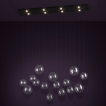 Eglo - Lámpara de araña LED regulable 8xLED/4,2W/230V 3000K transparente