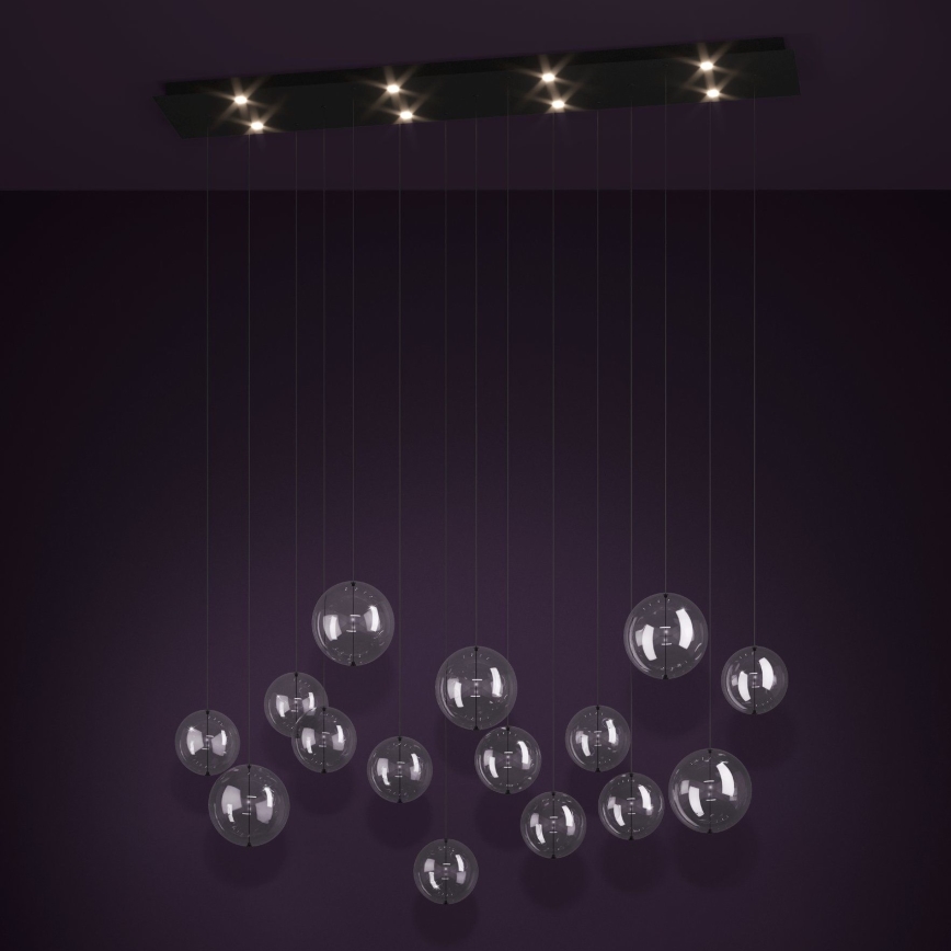 Eglo - Lámpara de araña LED regulable 8xLED/4,2W/230V 3000K transparente