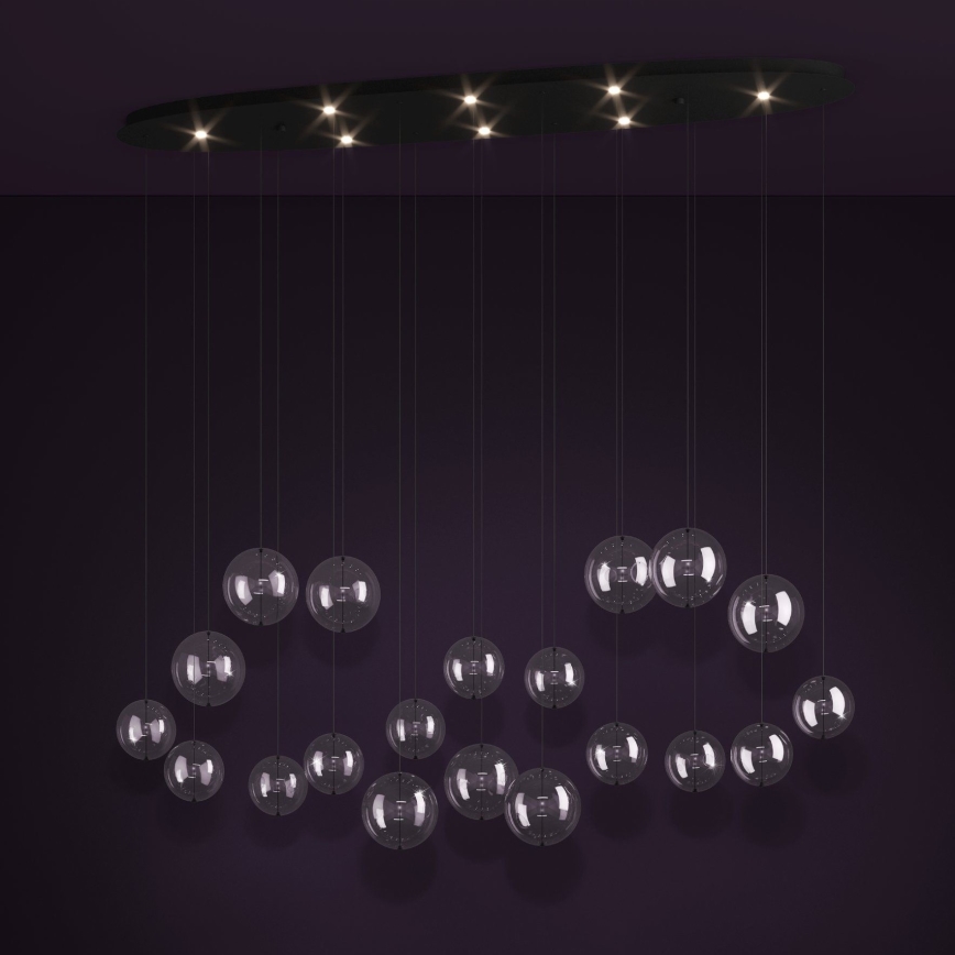 Eglo - Lámpara de araña LED regulable 8xLED/4,2W/230V 3000K transparente