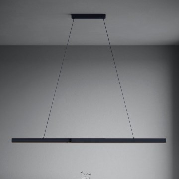 Eglo - Lámpara de araña LED regulable LED/20W/230V 3000K negro