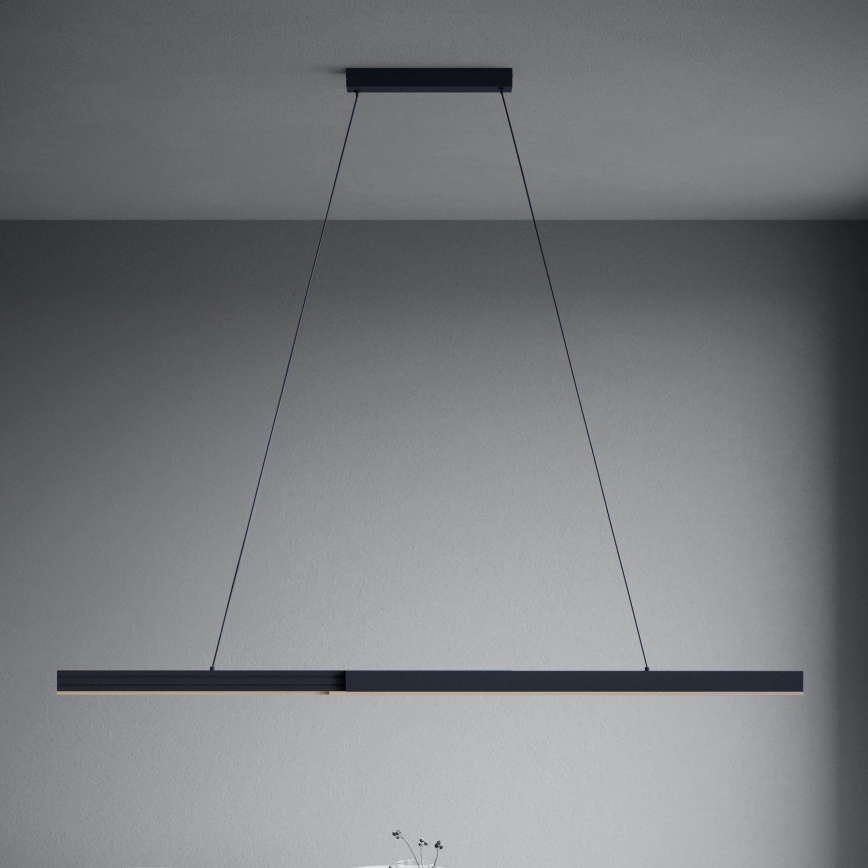 Eglo - Lámpara de araña LED regulable LED/20W/230V 3000K negro
