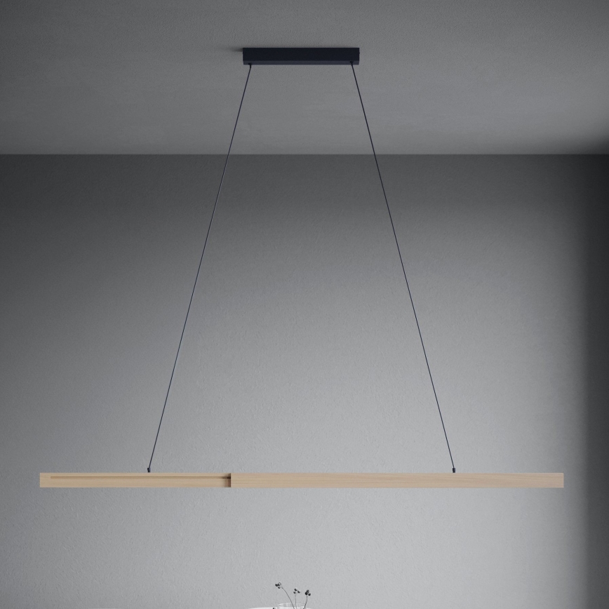 Eglo - Lámpara de araña LED regulable LED/21W/230V 3000K marrón