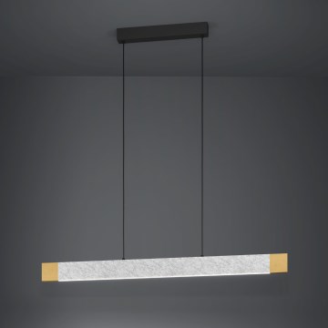 Eglo - Lámpara de araña LED regulable LED/22,2W/230V 3000K marrón/gris