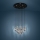 Eglo - Lámpara de araña LED regulable LED/27W/230V 3000K negro