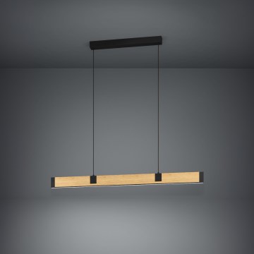 Eglo - Lámpara de araña LED regulable LED/28,8W/230V 3000K negro/marrón