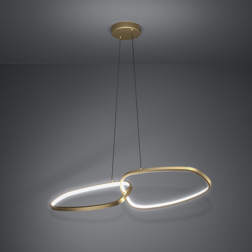 Eglo - Lámpara de araña LED regulable LED/37,5W/230V 3000K dorado