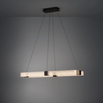 Eglo - Lámpara de araña LED regulable LED/39,2W/230V 3000K negro