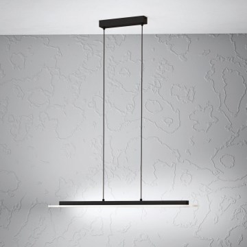 Eglo - Lámpara de araña LED regulable LED/57,5W/230V 3000K negro + control remoto