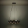 Eglo - Lámpara de araña LED regulable LED/72W/230V 3000K negro/dorado