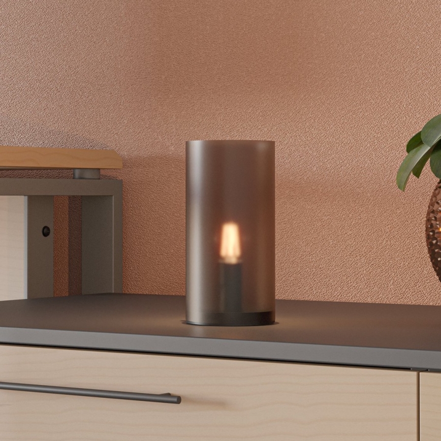 Eglo - Lámpara de mesa 1xE14/40W/230V beige