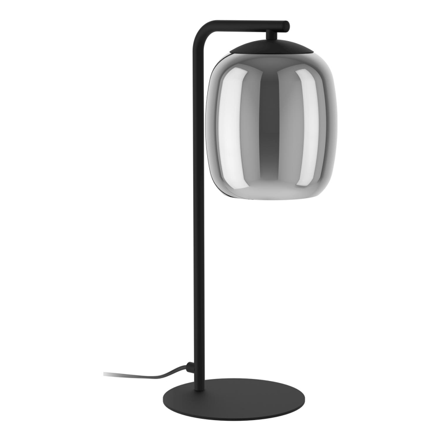 Eglo - Lámpara de mesa 1xE27/28W/230V gris