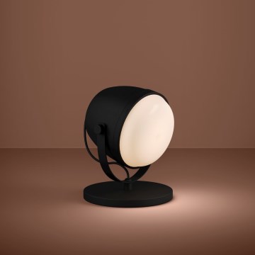 Eglo - Lámpara de mesa 1xE27/28W/230V negro