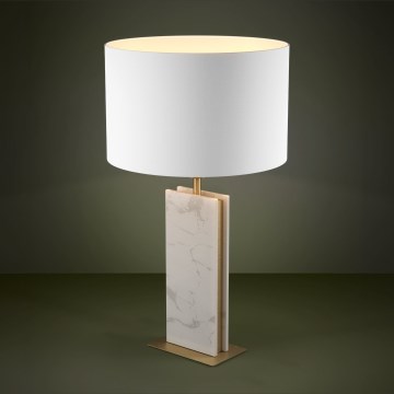 Eglo - Lámpara de mesa 1xE27/40W/230V blanco