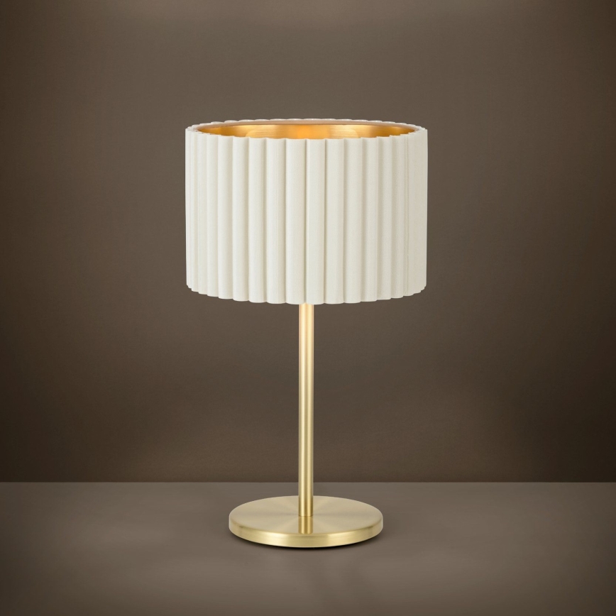 Eglo - Lámpara de mesa 1xE27/40W/230V blanco