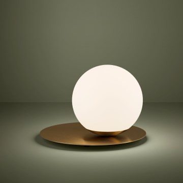 Eglo - Lámpara de mesa 1xE27/40W/230V dorado