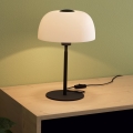 Eglo - Lámpara de mesa 1xE27/40W/230V negro/blanco