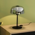 Eglo - Lámpara de mesa 1xE27/40W/230V negro/gris