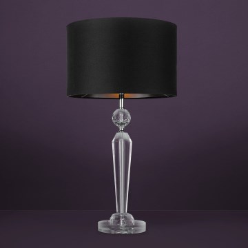 Eglo - Lámpara de mesa 1xE27/40W/230V negro
