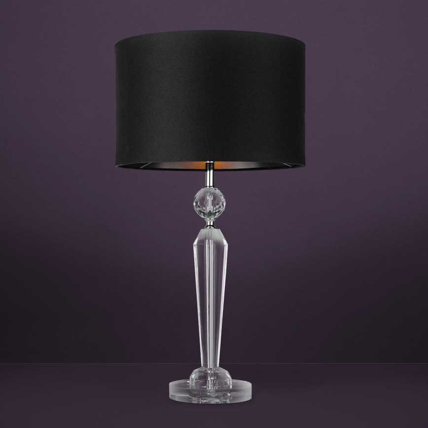 Eglo - Lámpara de mesa 1xE27/40W/230V negro