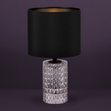 Eglo - Lámpara de mesa 1xE27/40W/230V negro