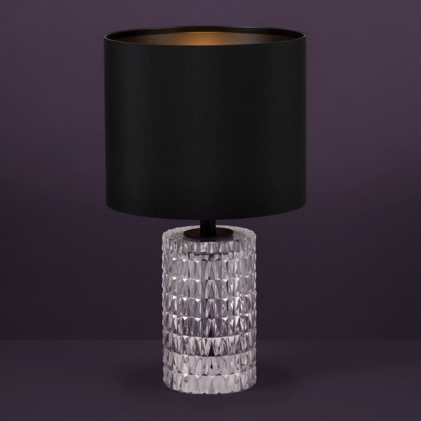 Eglo - Lámpara de mesa 1xE27/40W/230V negro