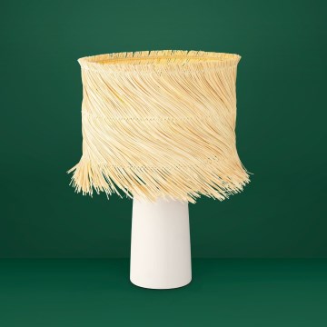 Eglo - Lámpara de mesa 1xE27/40W/230V ratán