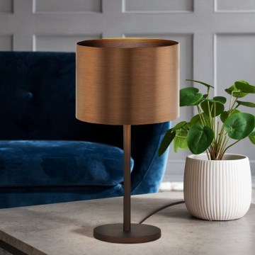 Eglo - Lámpara de mesa 1xE27/60W/230V cobre