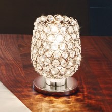 Eglo - Lámpara de mesa cristal 1xE27/60W/230V