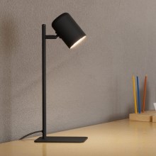 Eglo - Lámpara de mesa LED 1xGU10/4,5W/230V negro