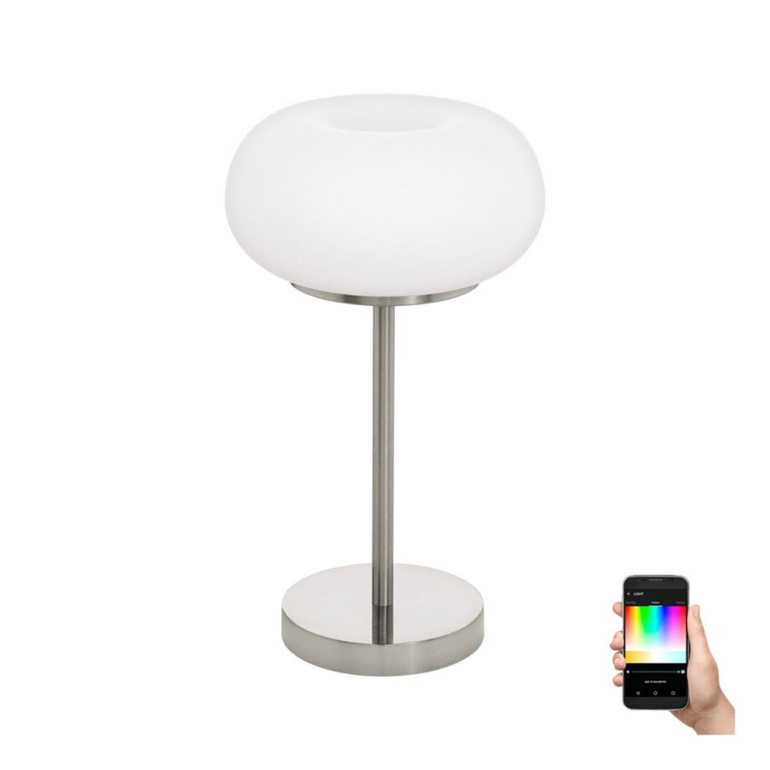 Eglo - Lámpara de mesa LED RGB regulable OPTICA-C LED/16W/230V d. 27,5 cm
