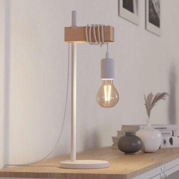Eglo - Lámpara de mesa TOWNSHEND 1xE27/10W/230V
