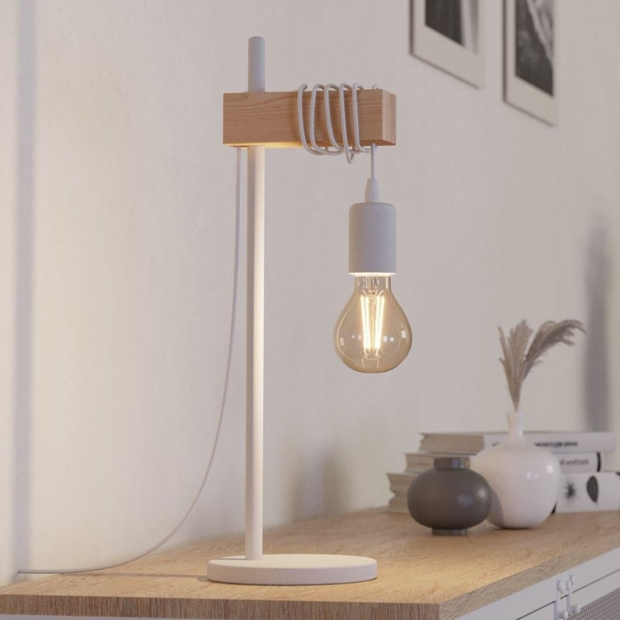 Eglo - Lámpara de mesa TOWNSHEND 1xE27/10W/230V