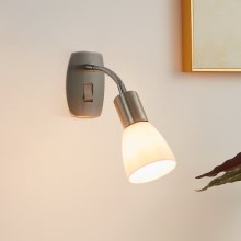 Eglo - Lámpara de pared enchufable 1xE14/25W