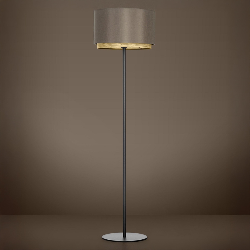 Eglo - Lámpara de pie 1xE27/40W/230V marrón