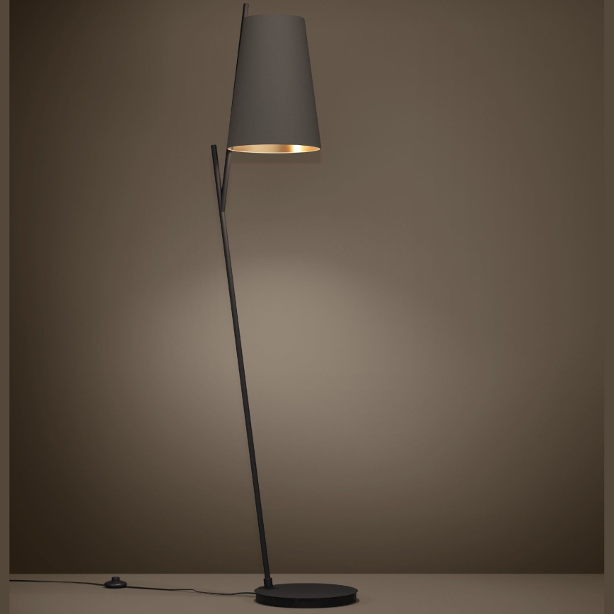Eglo - Lámpara de pie 1xE27/40W/230V marrón
