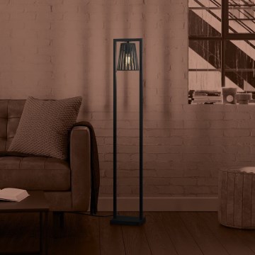 Eglo - Lámpara de pie 1xE27/40W/230V negro