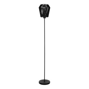 Eglo - Lámpara de pie 1xE27/60W/230V negro